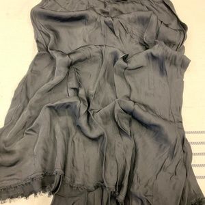 NATION LTD Georgette Skirt, Black, XS